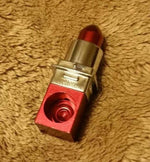 NEW Small Red Metal Lipstick Smoking Pipe Tobacco Herb Portable Travel Size