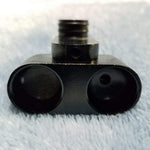 NEW Small Black Foldable Smoking Pipe Tobacco Herb Portable Metal Pocket Size