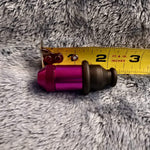 Small Flared Purple Bullet Smoking Pipe Tobacco Herb Portable Metal Travel Size