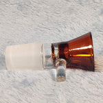 18mm Male Amber Red Glass Bowl Replacement Tobacco Herb Water Pipe Piece