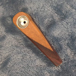 Redwood Mix Wedge Smoking Pipe Tobacco Herb Portable Wood Wooden Travel Size