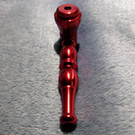NEW Small Red Stylish Smoking Pipe Tobacco Herb Portable Metal Pocket Size