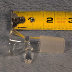 18mm Male Crystal Clear Glass Bowl Replacement Tobacco Herb Water Pipe Piece
