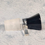 18mm Male Obsidian Black Glass Bowl Replacement Tobacco Herb Water Pipe Piece