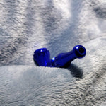 NEW Small Blue Stylish Smoking Pipe Tobacco Herb Portable Metal Pocket Size