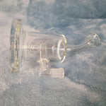 Small Premium Crystal Clear Water Pipe Tobacco Smoking Herb Glass Travel Size