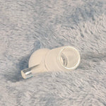 18mm Male Pearl White Glass Bowl Replacement Tobacco Herb Water Pipe Piece