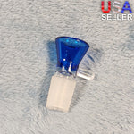 18mm Male Ice Blue Glass Bowl Replacement Tobacco Herb Water Pipe Piece
