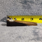 NEW Small Charred Wood Smoking Pipe Tobacco Herb Portable Wooden Travel Size
