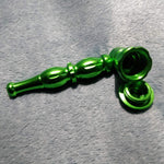 NEW Small Green Stylish Smoking Pipe Tobacco Herb Portable Metal Pocket Size