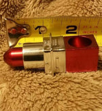NEW Small Red Metal Lipstick Smoking Pipe Tobacco Herb Portable Travel Size
