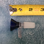 14mm Male Sapphire Blue Glass Bowl Replacement Tobacco Herb Water Pipe Piece