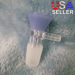 18mm Male Sky Blue Glass Bowl Replacement Tobacco Herb Water Pipe Piece