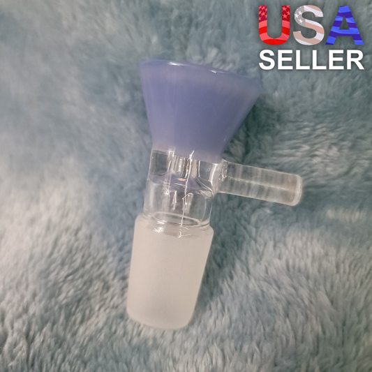 18mm Male Sky Blue Glass Bowl Replacement Tobacco Herb Water Pipe Piece