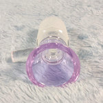 18mm Male Lavender Purple Glass Bowl Replacement Tobacco Herb Water Pipe Piece