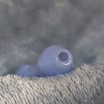 Small Sky Blue Smoking Pipe Tobacco Herb Portable Glass Spoon Pocket Size