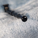 Small Long Black Bamboo Smoking Pipe Tobacco Herb Portable Metal Travel Size
