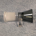 14mm Female Smokey Black Glass Bowl Replacement Tobacco Herb Water Pipe Piece