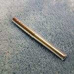 Small Silver One Hitter Bat Smoking Pipe Tobacco Herb Portable Metal Pocket Size