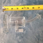 Small Premium Crystal Clear Water Pipe Tobacco Smoking Herb Glass Travel Size