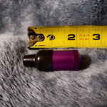 NEW Small Purple Bullet Smoking Pipe Tobacco Herb Portable Metal Pocket Size