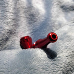 NEW Small Red Stylish Smoking Pipe Tobacco Herb Portable Metal Pocket Size