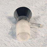 18mm Male Obsidian Black Glass Bowl Replacement Tobacco Herb Water Pipe Piece