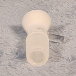 18mm Male Pearl White Glass Bowl Replacement Tobacco Herb Water Pipe Piece
