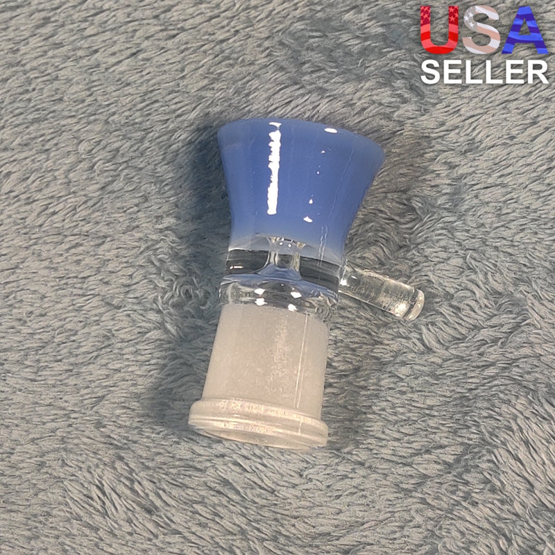 18mm Female Sky Blue Glass Bowl Replacement Tobacco Herb Water Pipe Piece
