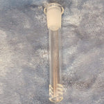 5in 5 Inch Downstem Clear Glass Tube For 14mm Male Bowl Tobacco Water Pipe