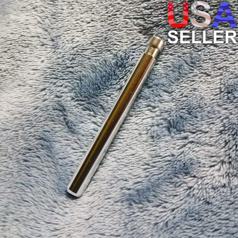 NEW Small Silver One Hitter Smoking Pipe Tobacco Herb Portable Metal Travel Size