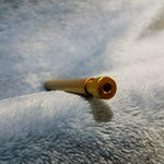 NEW Small Gold One Hitter Smoking Pipe Tobacco Herb Portable Metal Travel Size