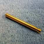 NEW Small Gold One Hitter Smoking Pipe Tobacco Herb Portable Metal Travel Size
