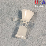 14mm Female Pearl White Glass Bowl Replacement Tobacco Herb Water Pipe Piece
