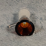 14mm Female Amber Red Glass Bowl Replacement Tobacco Herb Water Pipe Piece