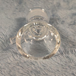 18mm Female Crystal Clear Glass Bowl Replacement Tobacco Herb Water Pipe Piece