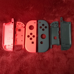 NEW Red Black Nintendo Switch Joy Con Authentic Genuine OEM Shell Replacements
