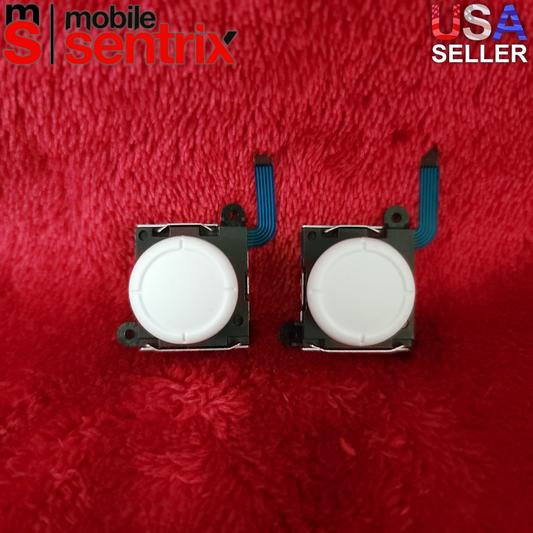 NEW White Nintendo Switch Joy Con Duel Analog Sticks OEM Left Right Replacements